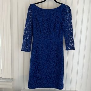 J crew Natalia blue lace dress
